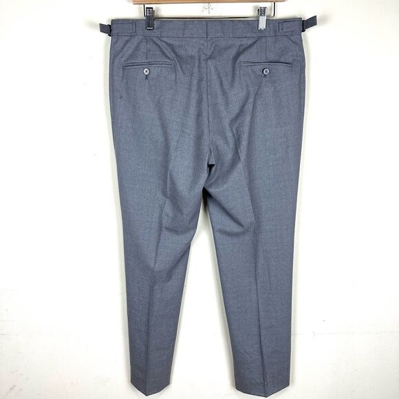Polo Ralph Lauren Black Label Side Adjustable Grey Dress Pants 35 x 30 Read - Picture 4 of 13